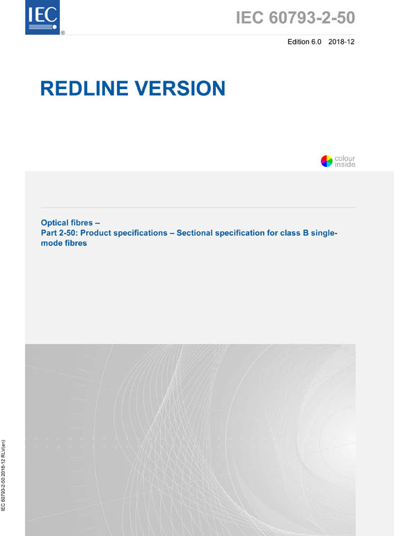 Cover IEC 60793-2-50:2018 RLV
